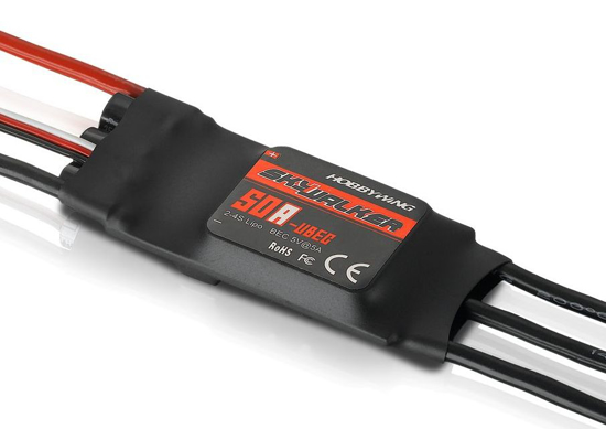 Bild von Střídavý regulátor Hobbywing SKYWALKER 2-4S 50A / BEC 5A