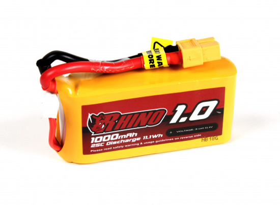 Obrázek Baterie Li-Po Rhino 1000mAh 3S 25C XT60