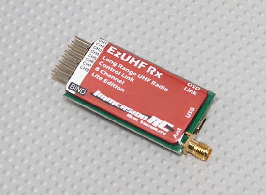 Obrázek ImmersionRC EzUHF 8-channel Receiver (Lite Edition)