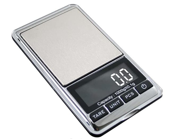 Obrázek 1000g x 0.1g Electronic Scale Mini Digital Pocket Scale Weight Balance