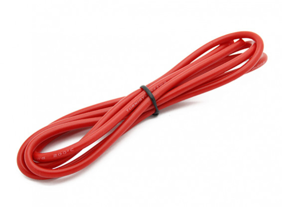 Picture of Kvalitní silikonový kabel Turnigy 16AWG - červený
