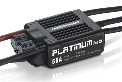 Bild von HOBBYWING Platinum 60A V4 3-6S | New Professional V4 Edition