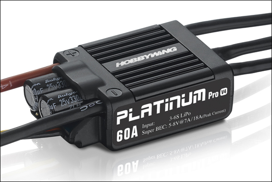 Picture of HOBBYWING Platinum 60A V4 3-6S | New Professional V4 Edition