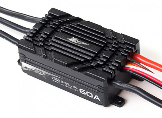 Obrázek AeroStar WiFi 60A Brushless ESC with 5A BEC (2~6S)