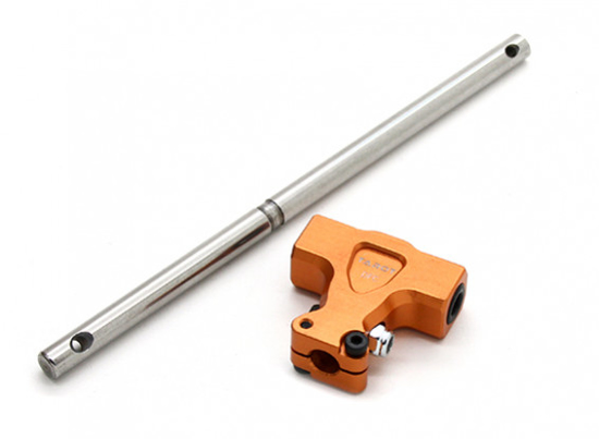 Picture of Tarot 450 Pro/Pro V2 DFC Split Locking Main Rotor Housing and Spindle - Orange (TL48018-02)