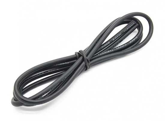 Obrázek Kvalitní silikonový kabel Turnigy 14AWG - černý