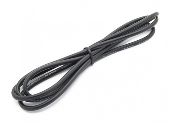 Bild von Kvalitní silikonový kabel Turnigy 16AWG - černý