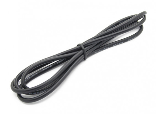 Obrázek Kvalitní silikonový kabel Turnigy 16AWG - černý