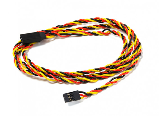 Obrázek Kroucený prodlužovací servo kabel 22 AWG 300mm