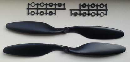 Obrázek Vrtule pro drony 1245 sada 2ks - black