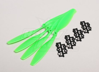 Obrázek Turnigy Slow Flyer - sada vrtulí 1045L zelené (4ks, levé)