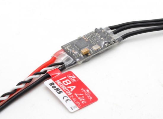 Obrázek Střídavý regulátor ZTW Spider 18A (30A) OPTO 2-4S (BLHeli Firmware)