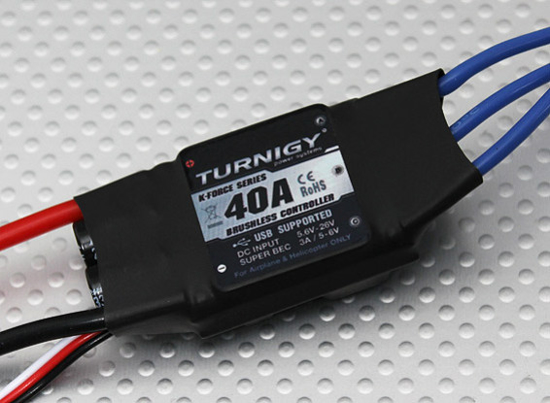 Obrázek Střídavý regulátor Turnigy K-Force 40A 2-6S