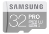 Obrázek Samsung Micro SDHC PRO 32GB UHS-I U3 + SD adaptér