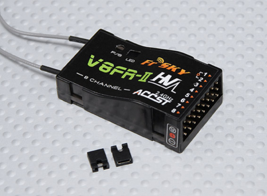 Obrázek Přijímač Frsky V8FR-II 8ch 2,4GHz (HV)