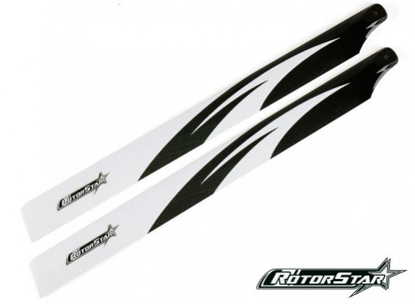 Picture of 430mm RotorStar Premium 3K Carbon Fiber Flybarless Helicopter Main Blades