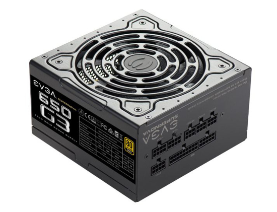 Obrázek Zdroj EVGA SuperNOVA 650 G3, 220-G3-0650-Y1, 80+ GOLD, 650W Fully Modular