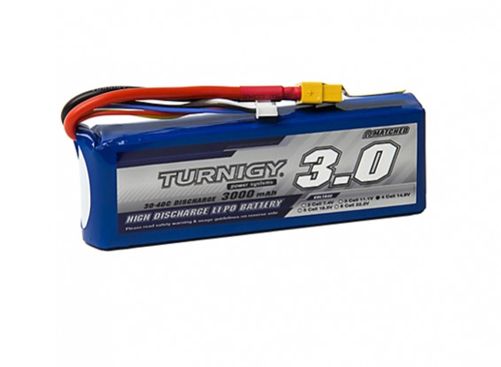 Obrázek Li-Po Turnigy 3000mAh 4S1P 30C (XT60)