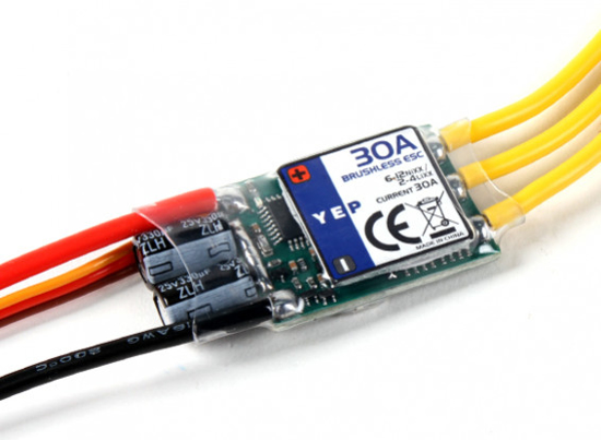 Obrázek Špičkový střídavý regulátor Hobbyking YEP 30A (2~4S) SBEC 5,5V / 4A