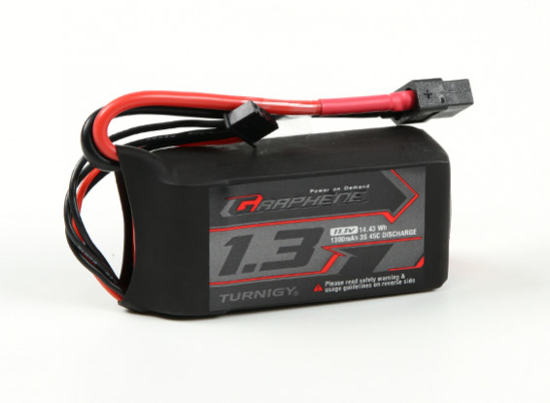 Picture of Turnigy Graphene 1300mAh 3S 45C LiPo Pack w/ XT60