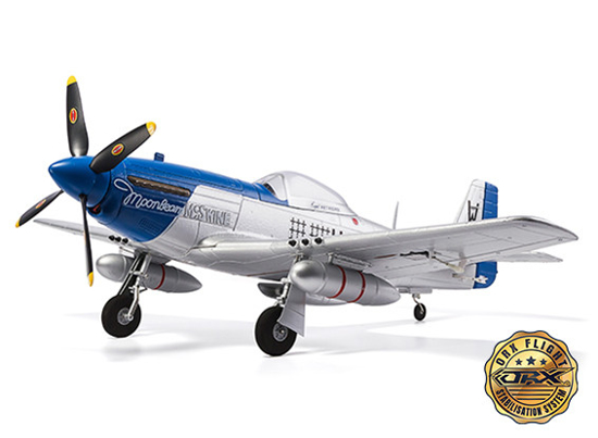 Picture of H-King P-51D Moonbeam McSwine 750mm (30") V2 w/6 Axis ORX Flight Stabilizer (PNF) Gyro