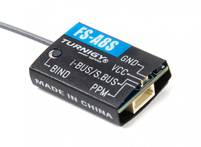 Obrázek FS-A8S 2.4Ghz 8CH Mini Receiver with PPM i-BUS SBUS Output