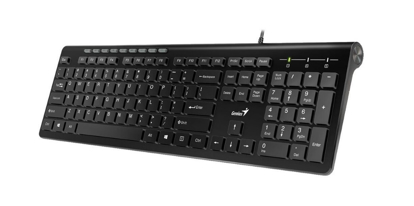 Obrázek Genius Slimstar 230/ Klávesnice, drátová, USB, CZ+SK layout, černá