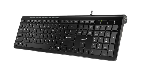 Obrázek Genius Slimstar 230/ Klávesnice, drátová, USB, CZ+SK layout, černá