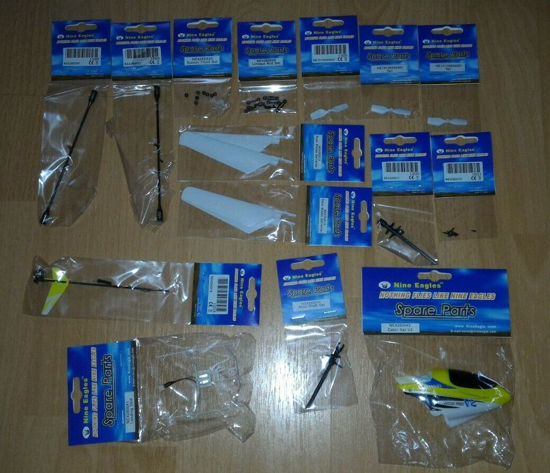 Picture of Spare parts for NINE EAGLE Solo PRO II (big bag for You) 15x spare parts mix