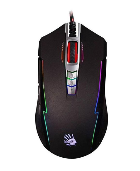 Obrázek A4tech BLOODY P93A, herní myš, ANIMATION GAMING, 5000DPI, USB, černá, Core 3
