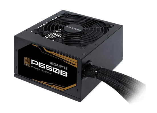 Obrázek GIGABYTE zdroj P650B, 650W, 80plus bronze, 12 cm fan