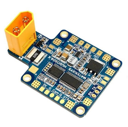 Obrázek Matek Multi-rotor X-shape Power Distribution Board W/ 5V/ 12V outputs, Current Sensor, OSD (XT60 Connector) STOSD8