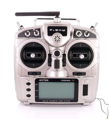Obrázek Vysílač FrSky Taranis X9 Lite S stříbrný (ACCESS 24ch) + akumulátory