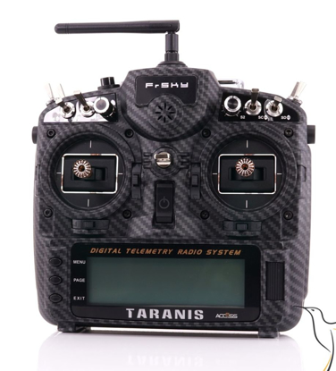 Obrázek FrSky Taranis Plus 2019 SE Karbon + baterie + EVA pouzdro