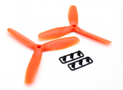 Obrázek GemFan 5050 GRP 3-Blade Propellers CW/CCW Orange
