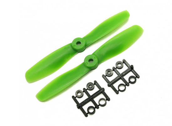 Obrázek Gemfan Bull Nose BN 5045 Propellers CW/CCW Set (Green) 5 x 4.5