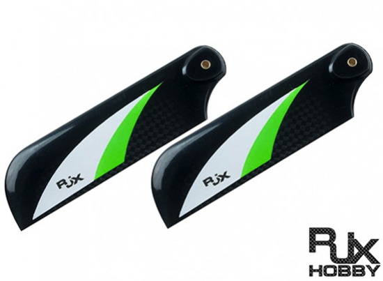 Obrázek RJX Vector Green 70mm Carbon Fiber Tail Blades