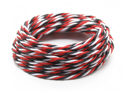Obrázek Servo kabel Twisted 22AWG RBW bez konektorů (1metr)