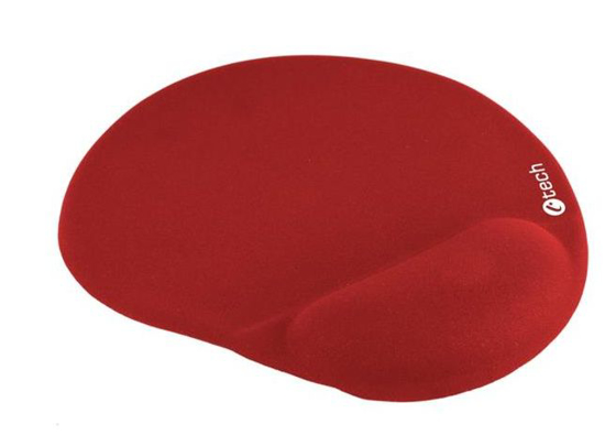 Bild von C-TECH podložka pod myš gelová MPG-03, červená, 240x220mm