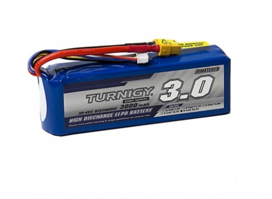 Obrázek Li-Po Turnigy 3000mAh 6S 30C Lipo Pack w/XT-60