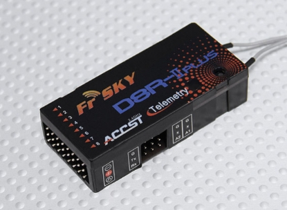 Obrázek Přijímač Frsky D8R-II Plus 8ch 2,4GHz telemetrie
